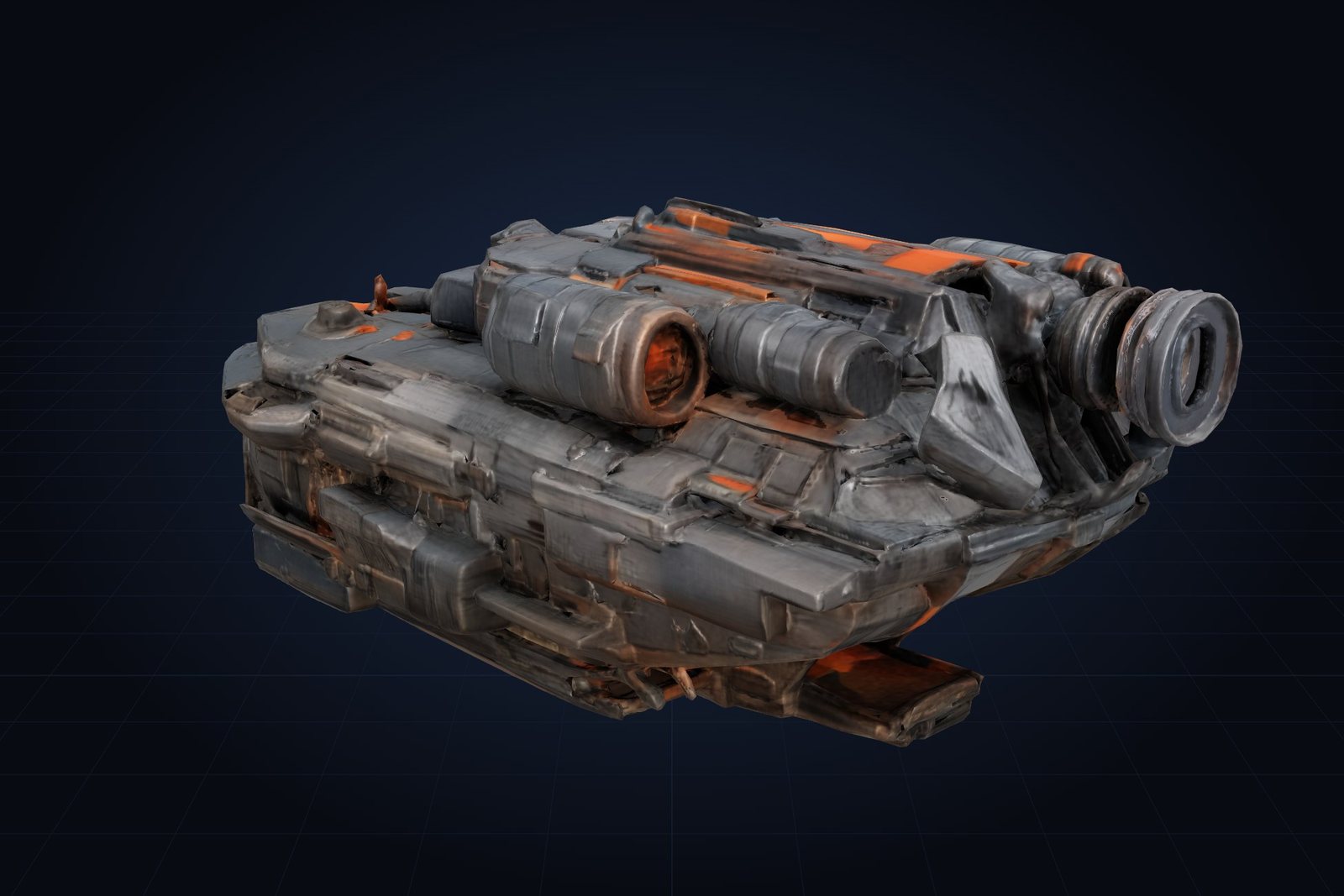 Industrial cruiser generated by Hullforge