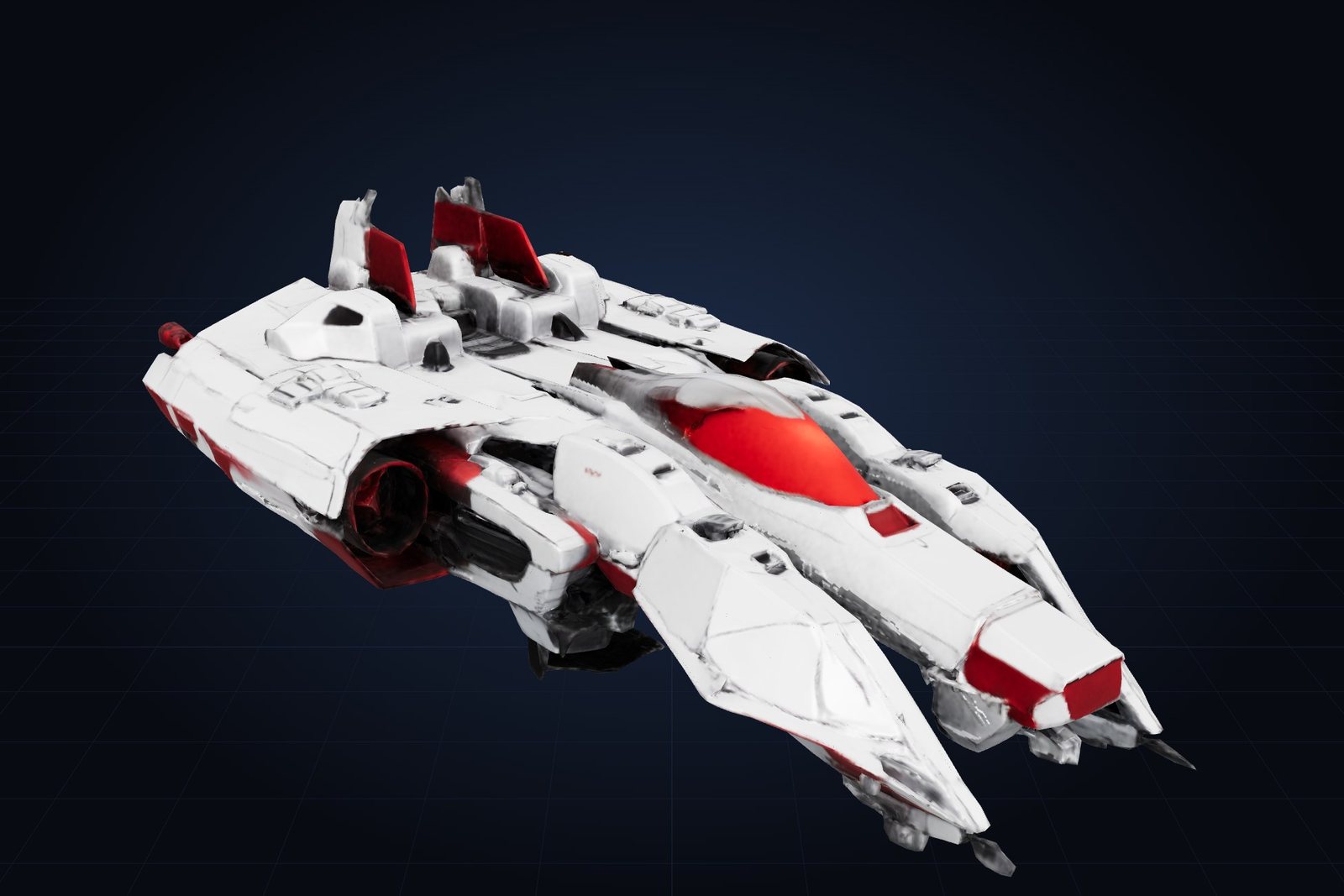 Military fighter generated by Hullforge
