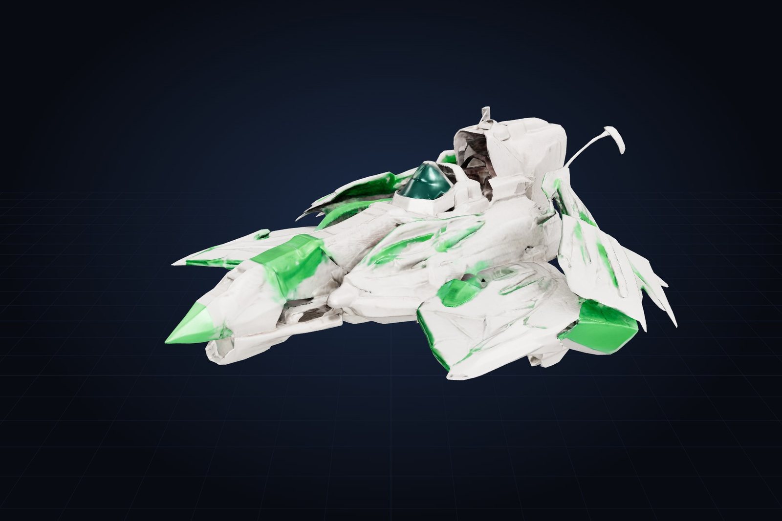 Alien interceptor generated by Hullforge