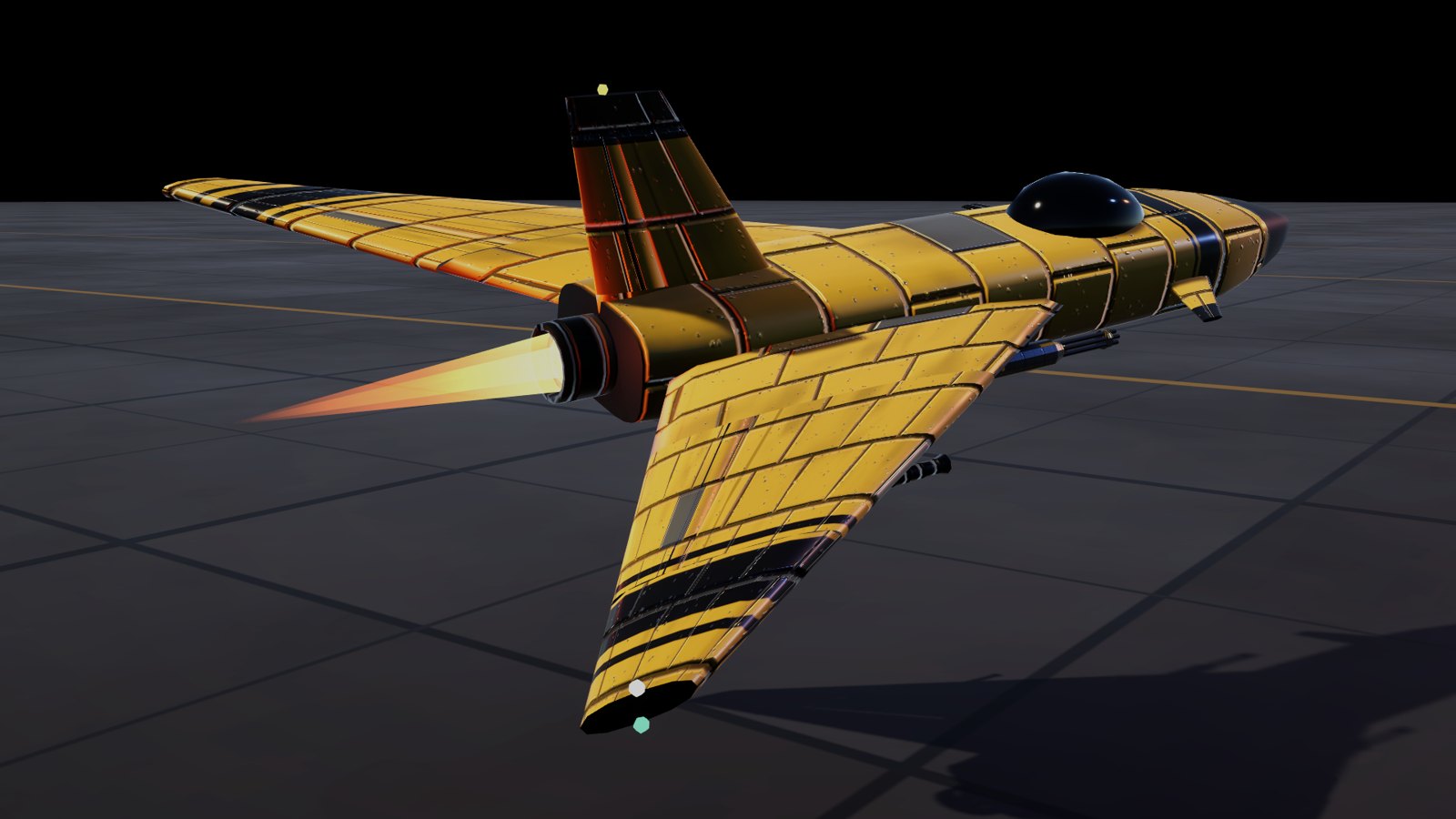 A fighter at full throttle
